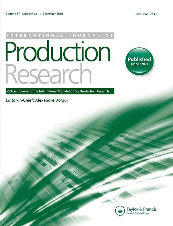 Cover of International Journal of Production Research